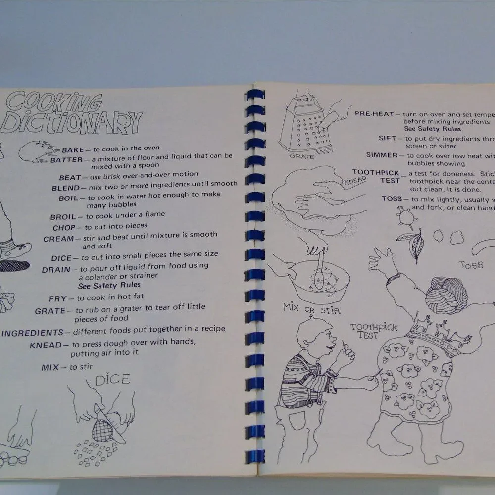 Children Cookbook Vintage 1974 A Coloring Recipe Book Aspen Colorado Kids Book